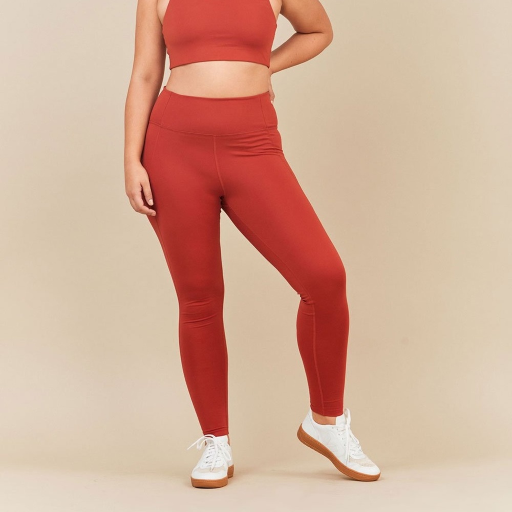 Girlfriend Red Ochre High-Rise Legging